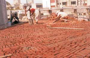 Brick Bat Water Proofing Treatment