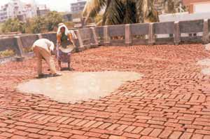 Brick Bat Water Proofing Treatment